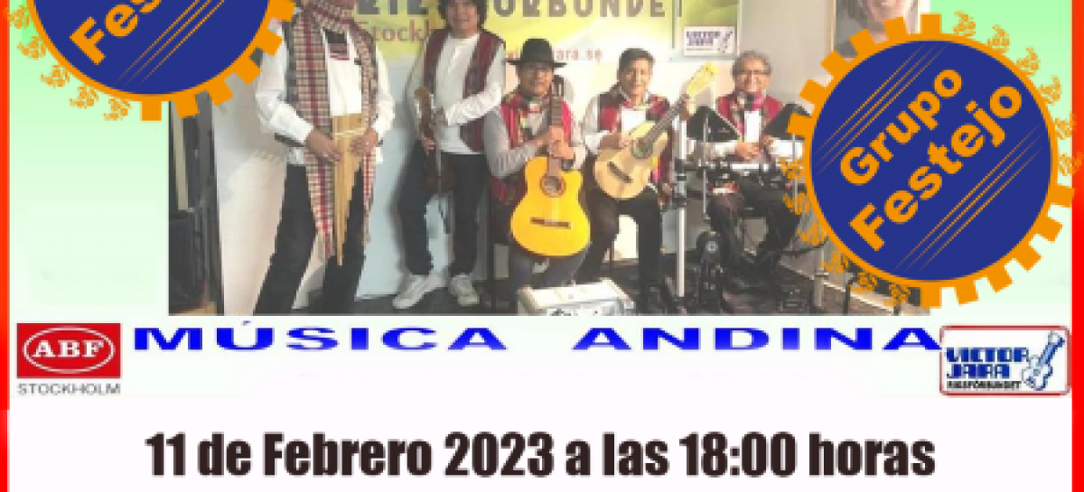 Café Concert El Puente presenta: Música Andina Grupo Festejo, 11 de febrero 18:00 Local Víctor Jara
